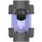 PVC-U non-return valve, transparent ball valve, 2-way union nut, solvent socket, 40mm