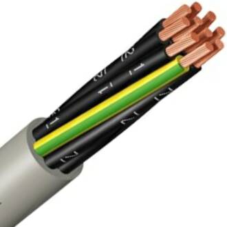Multipolar electric cable, type Y 5-core 5 x 0.5mm²