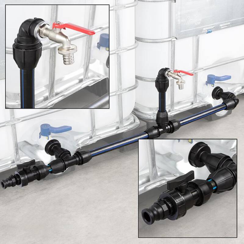Rubinetto IBC Collo Di Cigno 3/4" - Per Serbatoi Acqua - Foto 4