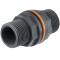 U-PVC tank connector male thread/solvent socket 1/2", 2x 16mm