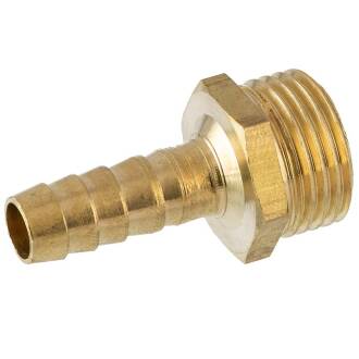 Brass hose tail with male thread