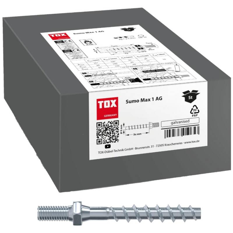 023100171 | TOX Kippdübel Spagat Pro M8, (10 Stück