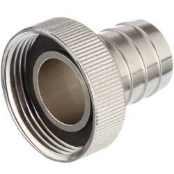 Stainless steel tap connector female thread x spout