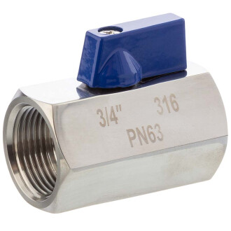 A4 ss female threaded mini ball valve