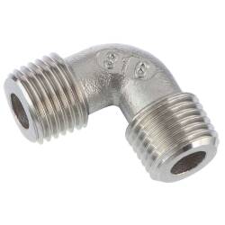 V4A Winkel 90&deg; 2fach Aussgengewinde 1/4"