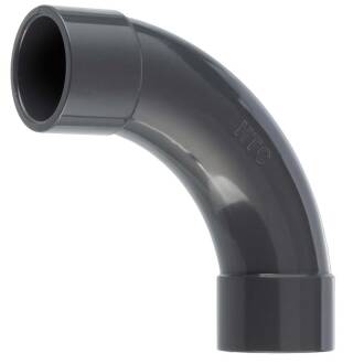 U-PVC f/f solvent bend 90°, 16 bar (injection moulding)
