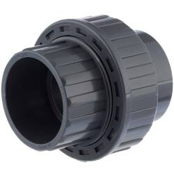PVC-U Union, 2x Female Socket 50mm, 2 1/4"