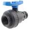PVC-U ball valve HDPE/EPDM single union female x male thread 1/2"