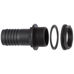 PP tank adapter male thread x hose tail