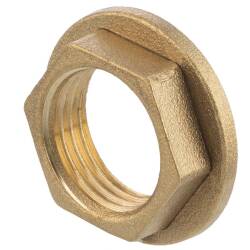 Messing Kontermutter mit Flansch 1/2"