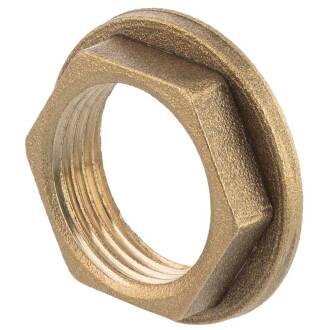 Messing Kontermutter mit Flansch 3/4"