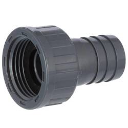 PVC-U &Uuml;berwurfmutter x Schlaucht&uuml;lle 1 1/2" x 38mm, St&uuml;ck