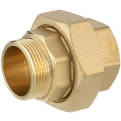 Brass female threaded union - conical sealing