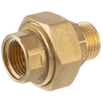 Brass female threaded union - conical sealing