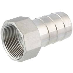 Edelstahl V4A Schlaucht&uuml;lle Innengewinde 3/4&quot; x 25mm