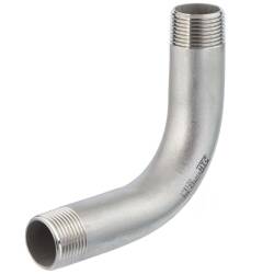 V4A Bogen 90&deg; 2fach Aussgengewinde DIN 2983