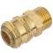 Brass quick release DN 7.2 coupling x external thread