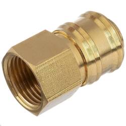 Brass quick release DN 7.2 coupling x internal thread