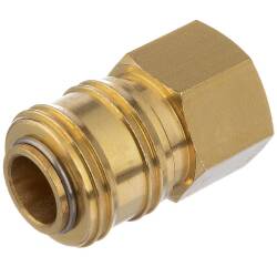 Brass quick release DN 7.2 coupling x internal thread