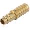 Brass quick release DN 7.2 coupling x hose nozzle