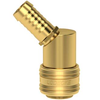 Brass quick release DN 7.2 coupling x external thread