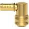 Brass quick release DN 7.2 coupling 90° x hose nozzle