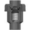 U-PVC solvent check valve with 1 nut