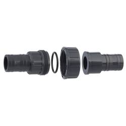 U-PVC solvent union, double hose nozzle