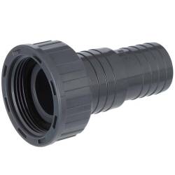 PVC-U &Uuml;berwurfmutter x Schlaucht&uuml;lle 1 1/2&quot; x 32/38mm