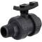 PVC-U industrial ball valve FPM VITON 2-fold internal x external thread