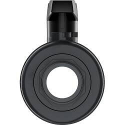 PVC-U industrial ball valve FPM VITON 2-fold external thread