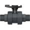 PVC-U industrial ball valve FPM VITON 2-fold external thread