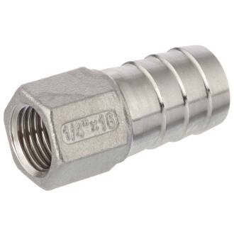 Edelstahl V4A Schlauchtülle Innengewinde 1/4" x 16mm