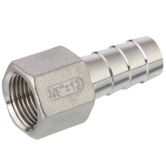 Edelstahl V4A Schlauchtülle Innengewinde 3/8" x 13mm
