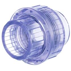 PVC-U Verschraubung Transparent, 2fach Klebemuffe 32mm