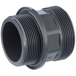 PVC-U Verschraubung Basisteil Aussengewinde mit...