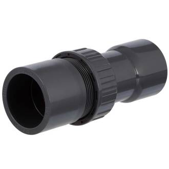 PVC-U 3/3 Verschraubung, flachdichtend 2fach Klebemuffe