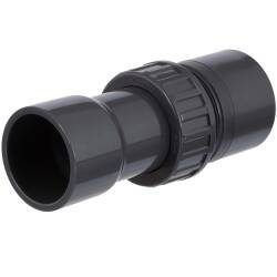 PVC-U 3/3 Verschraubung, flachdichtend 2fach Klebemuffe