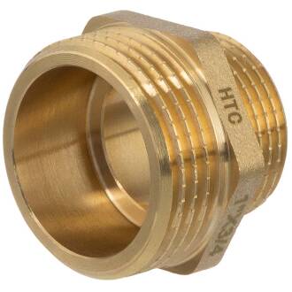 Brass reducing male threaded nipple