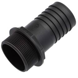 PP hose nozzle, male thread x nozzle, tank direct  2" x 50mm