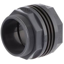 U-PVC solvent tank connector socket x socket/male thread