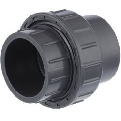 PVC-U Union, 2x Female Socket 75mm, 3 1/2"