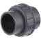 PVC-U Union, 2x Female Socket 75mm, 3 1/2"