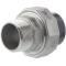 Stainless steel V4A union external thread x insert PVC-U socket