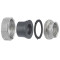 Edelstahl V4A Verschraubung Innengewinde x Einlegeteil PVC-U Klebemuffe 1" x 32mm