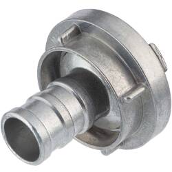 Storz Kupplung Aluminium mit Schlaucht&uuml;lle 52 C x T&uuml;lle 50mm