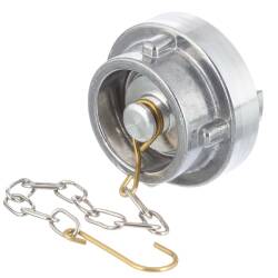 Storz end cap with chain aluminium