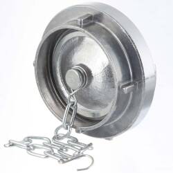 Storz Blindkupplung mit Kette, Aluminium 75-B