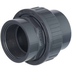 PVC-U Union, Female Socket x Female Thread 32mm x 1"