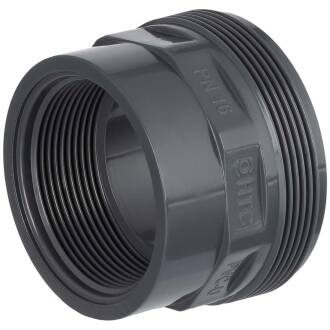 PVC-U union, base part, adhesive socket HTC